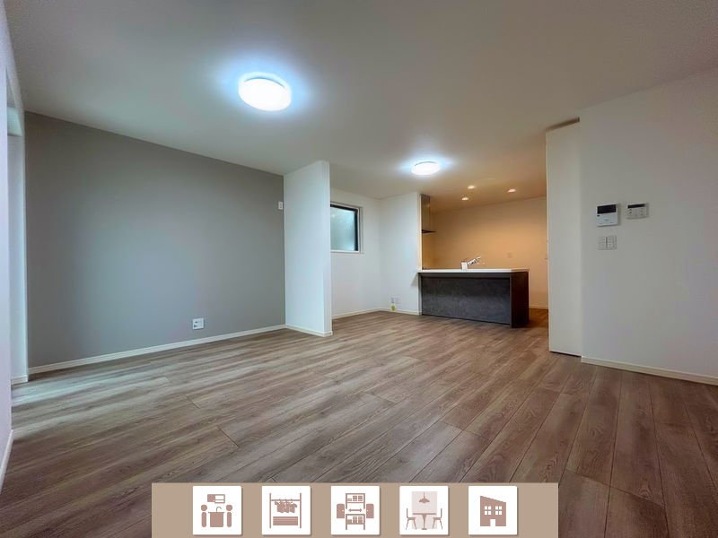 【LDK18帖】料理をしながらでもご家族との会話を楽しめる対面キッチン♪