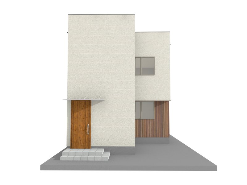 落ち着きつつ上質な白を基調とした外観に、木目のアクセントを加えた、モダンなデザインが魅力。高級感、統一感のあるファサードは、清潔感と上質な暮らしを予感させる佇まい。洗練されたシンプルモダンなデザインが、住む人のライフスタイルに寄り添います。　※掲載の外観完成予想CGは、図面を基に描き起こしたもので実際とは多少異なります。 イメージ図につき、風景、建物、植栽などについては施工後の現物との差異が生じます。