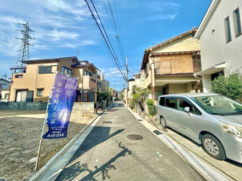 前面道路含む北向き現地写真(2025年11月撮影)