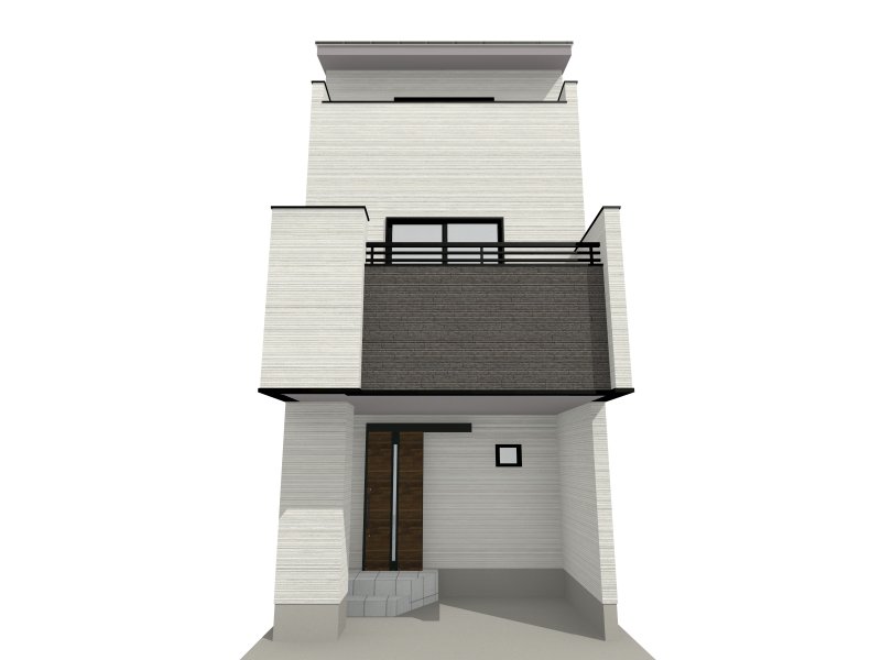 完成イメージ(※掲載の外観完成予想CGは、図面を基に描き起こしたもので実際とは多少異なります。)