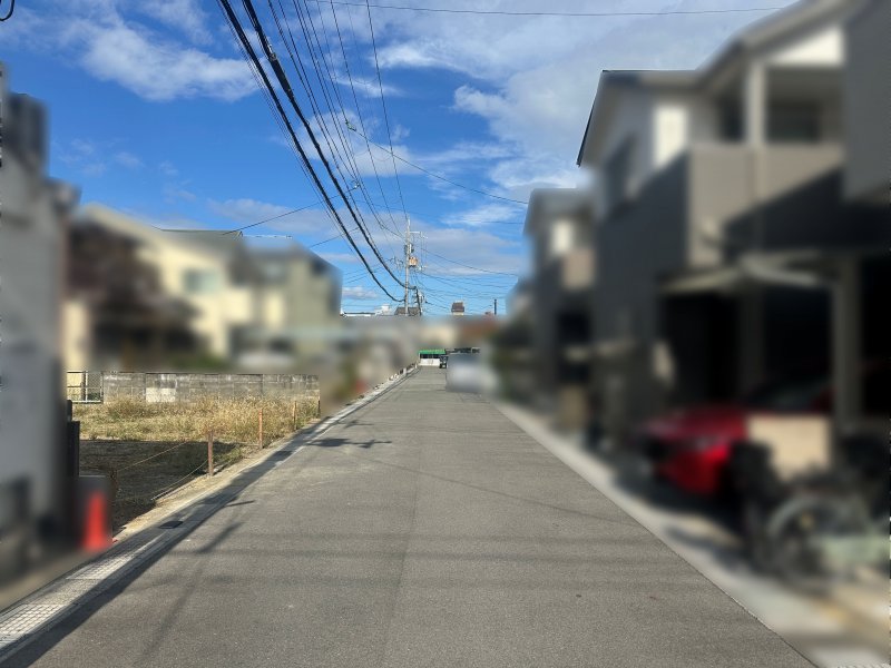 前道約6ｍ(北向き)