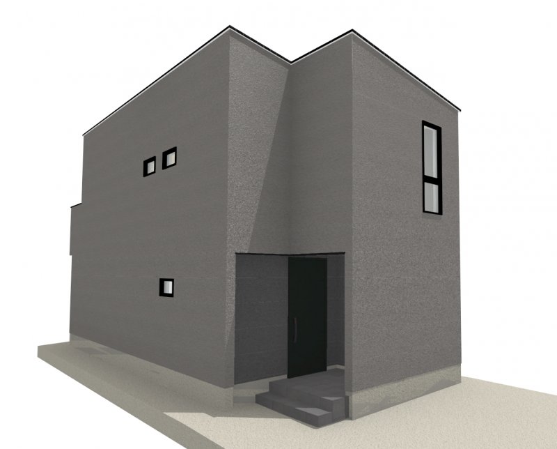 ※掲載の外観完成予想CGは、図面を基に描き起こしたもので実際とは多少異なります。 イメージ図につき、風景、建物、植栽などについては施工後の現物との差異が生じます。