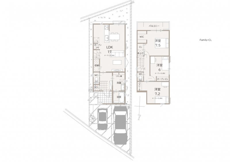 しまう場所に困らない間取り
