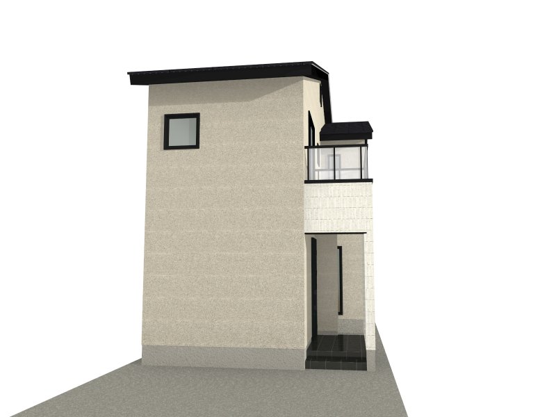 ③号地　完成イメージパース ※図面を基に描き起こしたもので実際とは多少異なります。