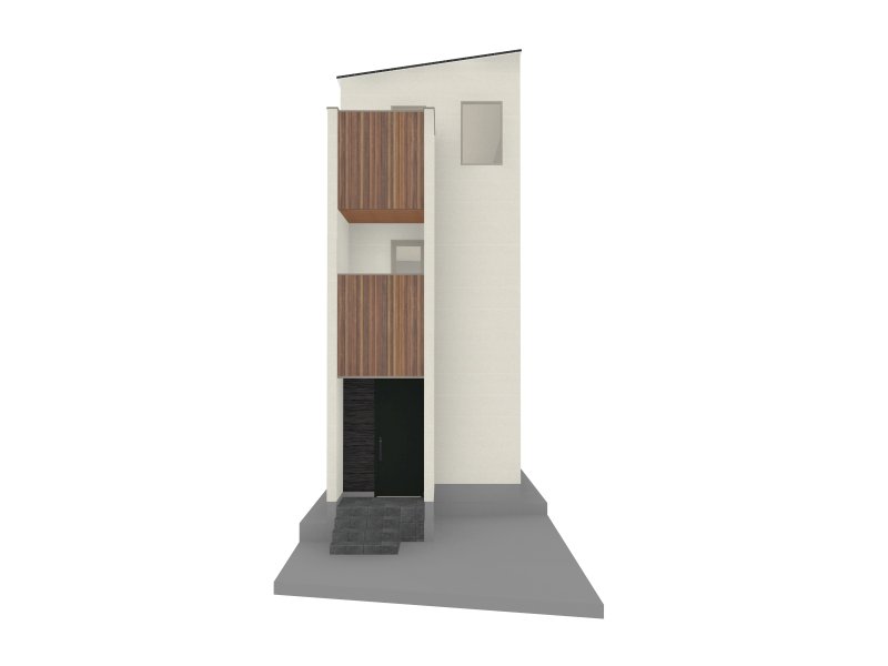 ※掲載の外観完成予想CGは、図面を基に描き起こしたもので実際とは多少異なります。 イメージ図につき、風景、建物、植栽などについては施工後の現物との差異が生じます。