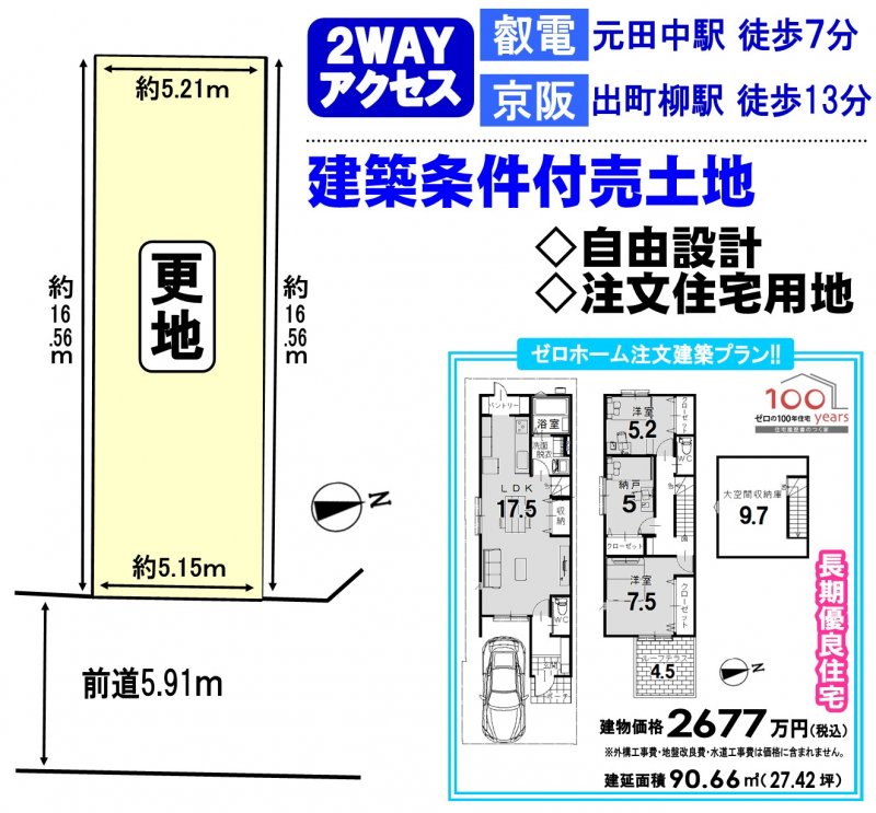 建築条件付売土地