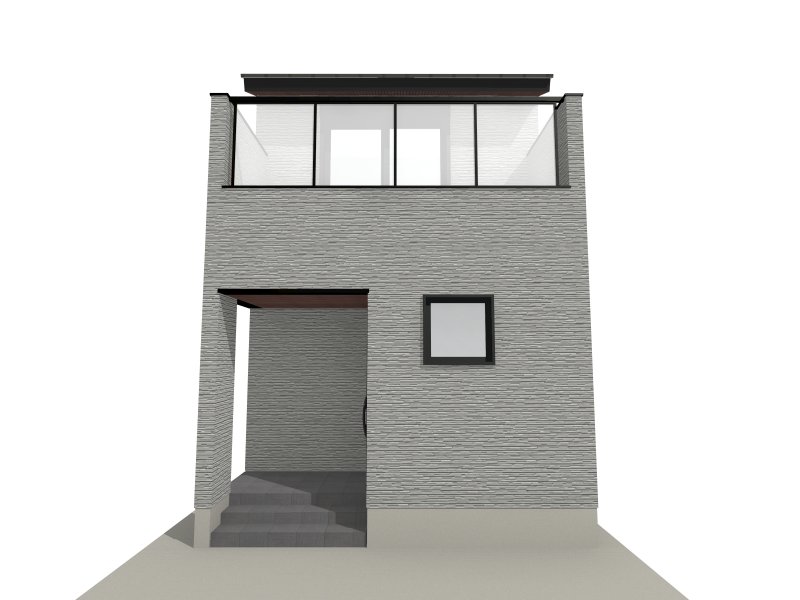 完成イメージ(※掲載の外観完成予想CGは、図面を基に描き起こしたもので実際とは多少異なります。)