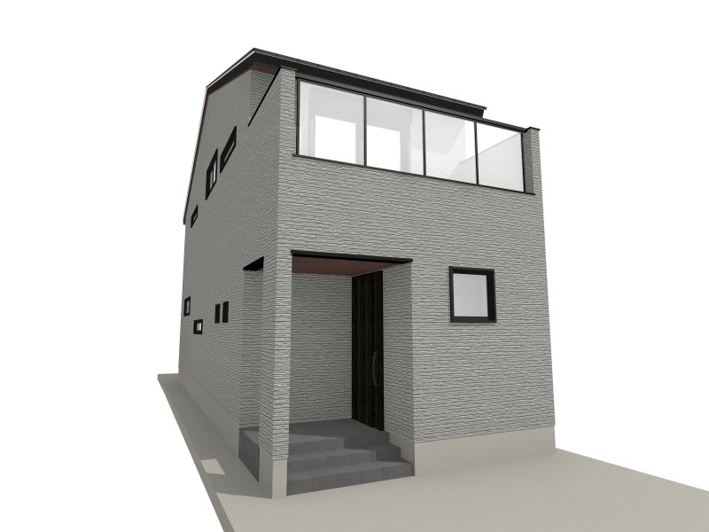 完成イメージ(※掲載の外観完成予想CGは、図面を基に描き起こしたもので実際とは多少異なります。)