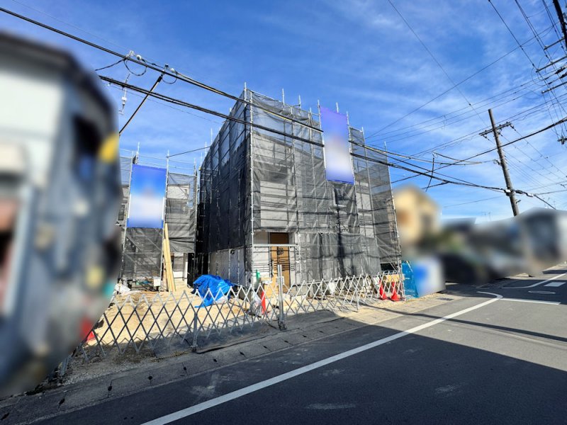 外観(左：①号地　右：②号地)(2025年12月撮影)