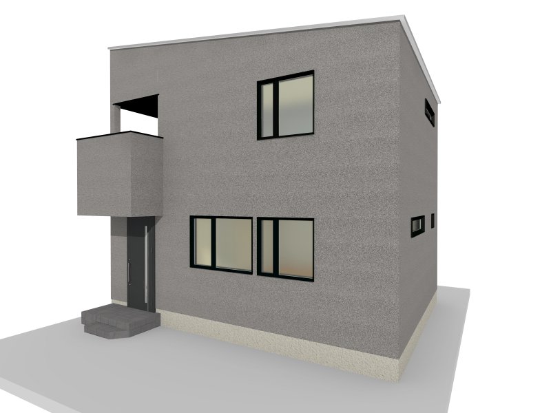完成イメージ(※掲載の外観完成予想CGは、図面を基に描き起こしたもので実際とは多少異なります。)