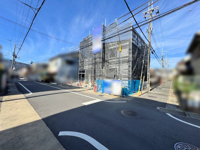 ②号地建築中外観(2025年12月撮影)