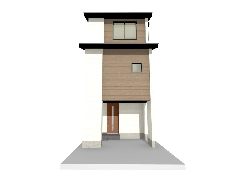 完成イメージ(※掲載のＣＧパースは図面を基に描き起こしたもので実際とは多少異なります。)　