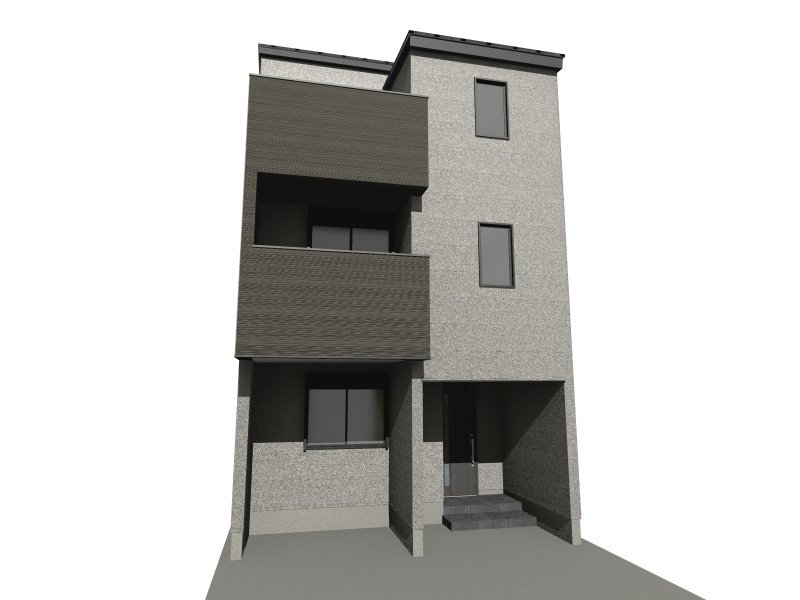 完成イメージ(※掲載の外観完成予想CGは、図面を基に描き起こしたもので実際とは多少異なります。)