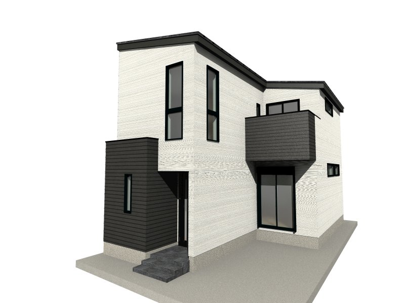 【完成イメージ】※掲載の外観完成予想CGは、図面を基に描き起こしたもので実際とは多少異なります。