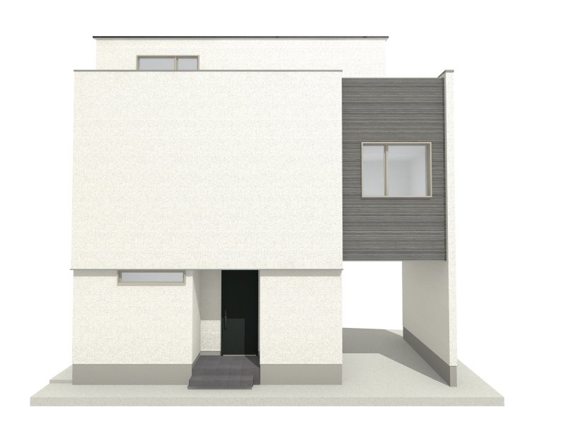 ※掲載の外観完成予想CGは、図面を基に描き起こしたもので実際とは多少異なります。 イメージ図につき、風景、建物、植栽などについては施工後の現物との差異が生じます。
