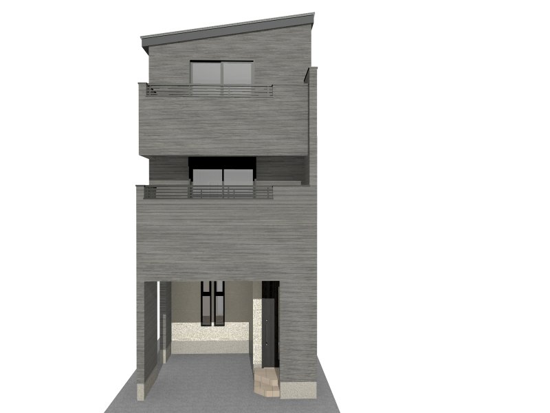 完成イメージ　※掲載の外観完成予想CGは、図面を基に描き起こしたもので実際とは多少異なります。