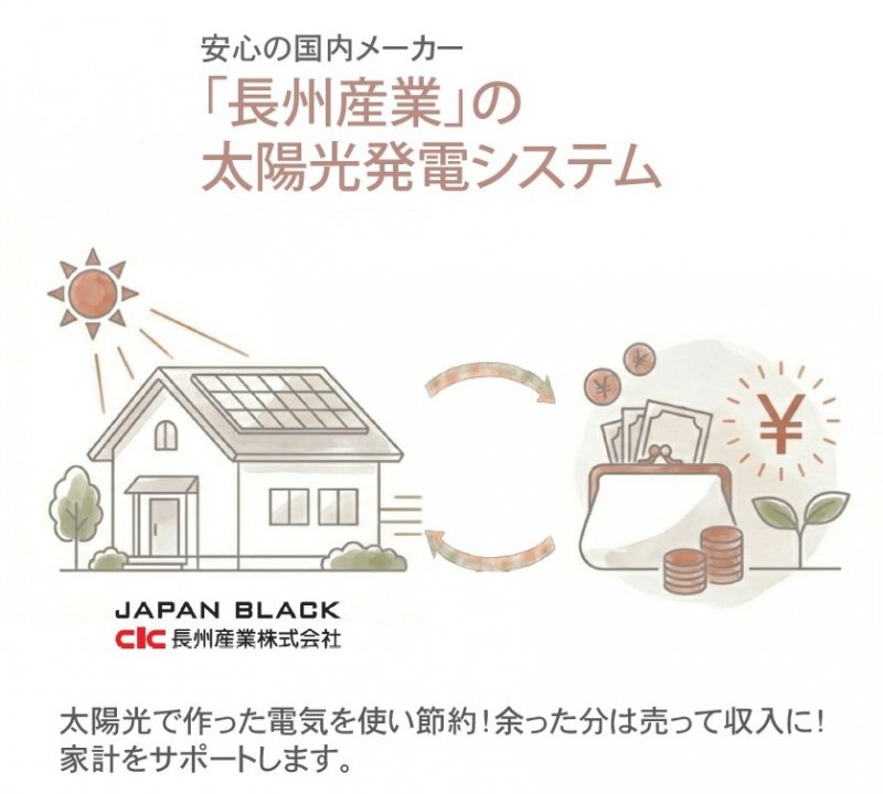 太陽光発電7.28KW搭載。電気を自給自足し、余った電気は売電で収入も♪災害時に心強い味方です。家計と家族の安心を守ります。