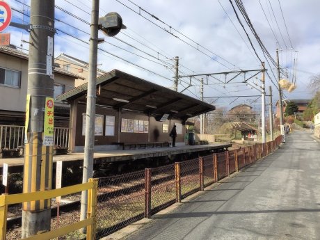 京福電鉄北野線「宇多野」駅まで約15分　1200m