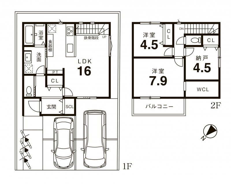 ※プラン中の外構・植栽・家具・車・小物などは参考価格に含まれません。