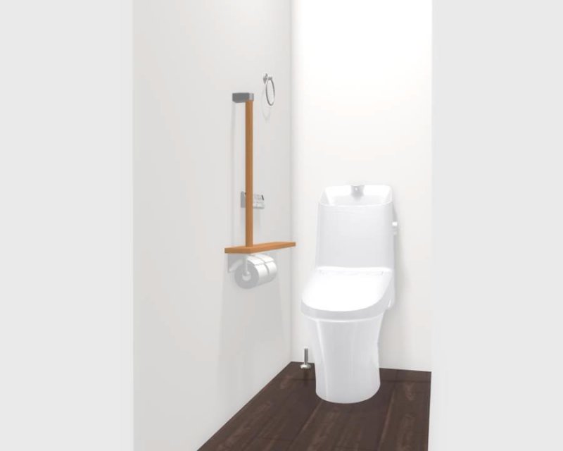 1階トイレ：水アカがこびりつかず、お掃除がラクラク。強力な水流が便器鉢内のすみずみまで回り、少ない水でもしっかり汚れを洗い流します。