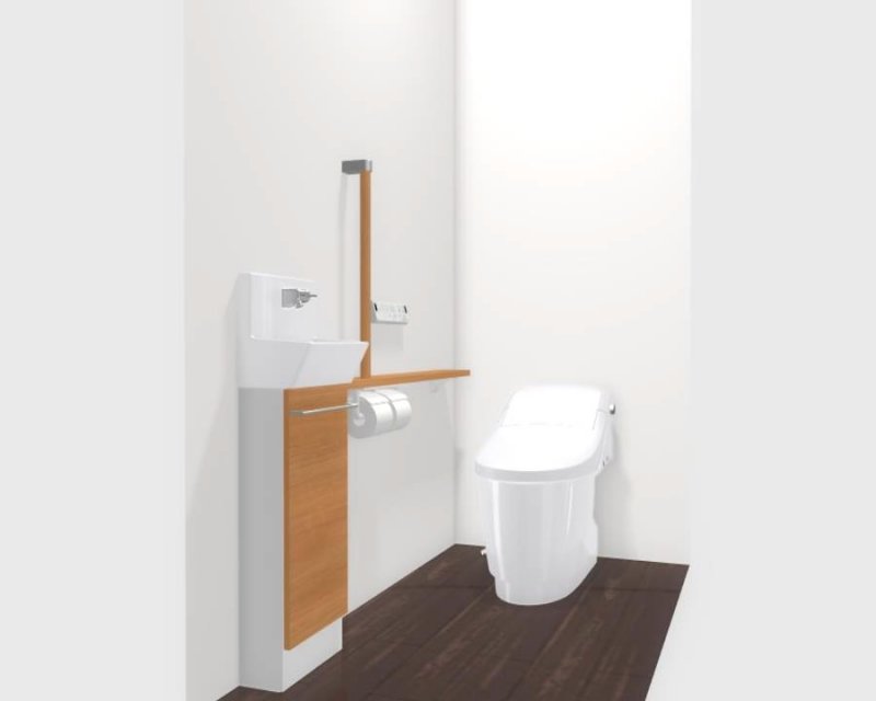 2階トイレ：水アカがこびりつかず、お掃除がラクラク。強力な水流が便器鉢内のすみずみまで回り、少ない水でもしっかり汚れを洗い流します。