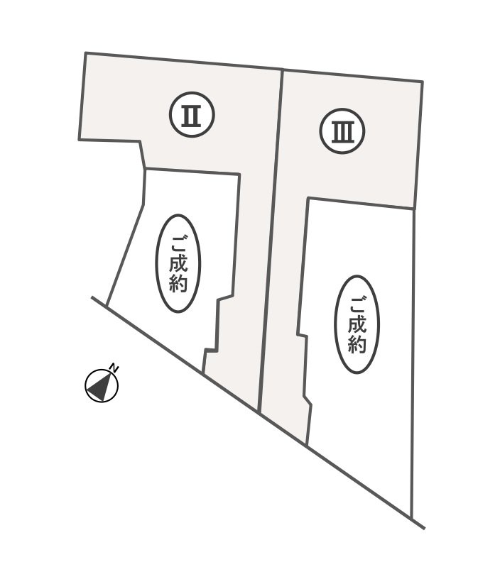 区画図　残2戸（全４戸）　