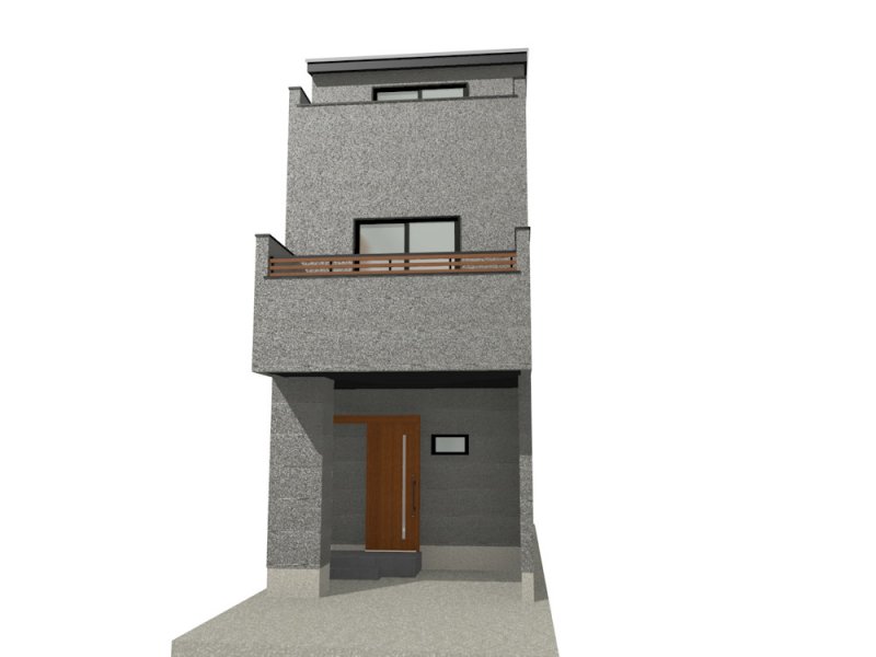 完成イメージ(※掲載の外観完成予想CGは、図面を基に描き起こしたもので実際とは多少異なります。)