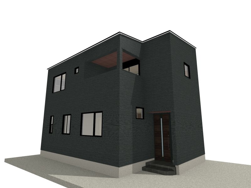 ※完成イメージ(※掲載のＣＧパースは図面を基に描き起こしたもので実際とは多少異なります。)