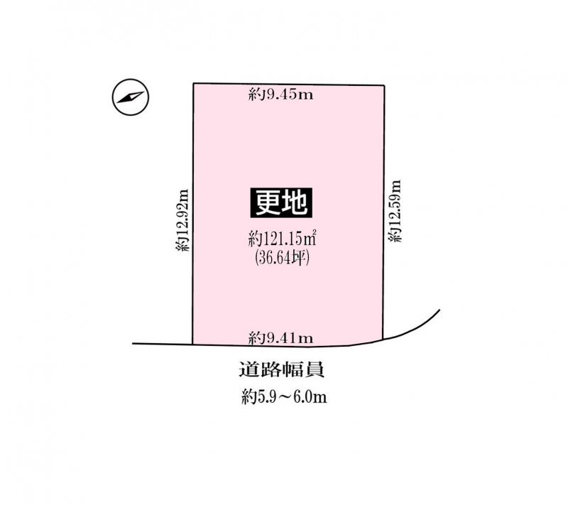 土地価格2480万円、土地面積121.15m2 ※地盤改良費・外構費・水道工事費は価格に含まれません。