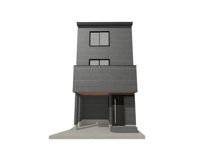 完成イメージ(※掲載の外観完成予想CGは、図面を基に描き起こしたもので実際とは多少異なります。)