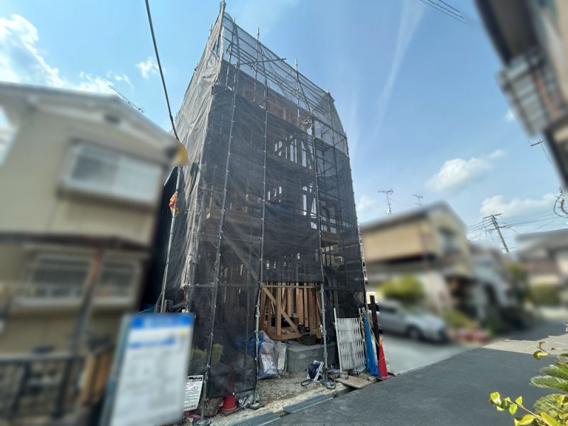 建築中外観(2026年4月撮影)