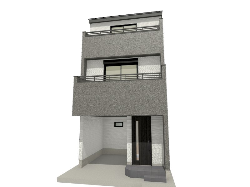 ※完成イメージ(※掲載のＣＧパースは図面を基に描き起こしたもので実際とは多少異なります。)