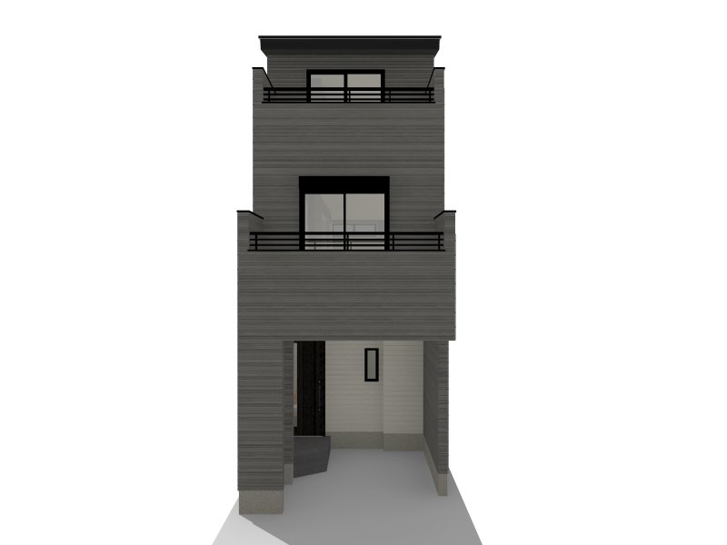 完成イメージ(※掲載の外観完成予想CGは、図面を基に描き起こしたもので実際とは多少異なります。)