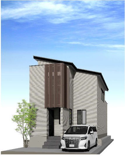 ※建物プラン完成イメージ(※掲載のＣＧパースは図面を基に描き起こしたもので実際とは多少異なります。
