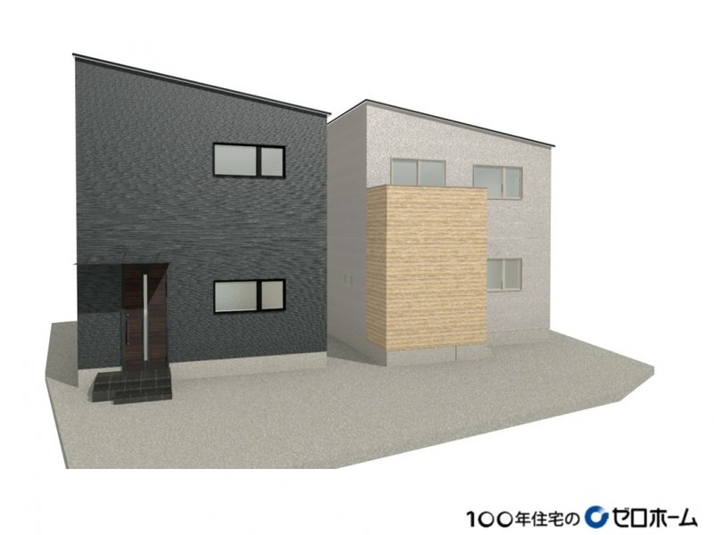 ※完成イメージ(※掲載のＣＧパースは図面を基に描き起こしたもので実際とは多少異なります。)