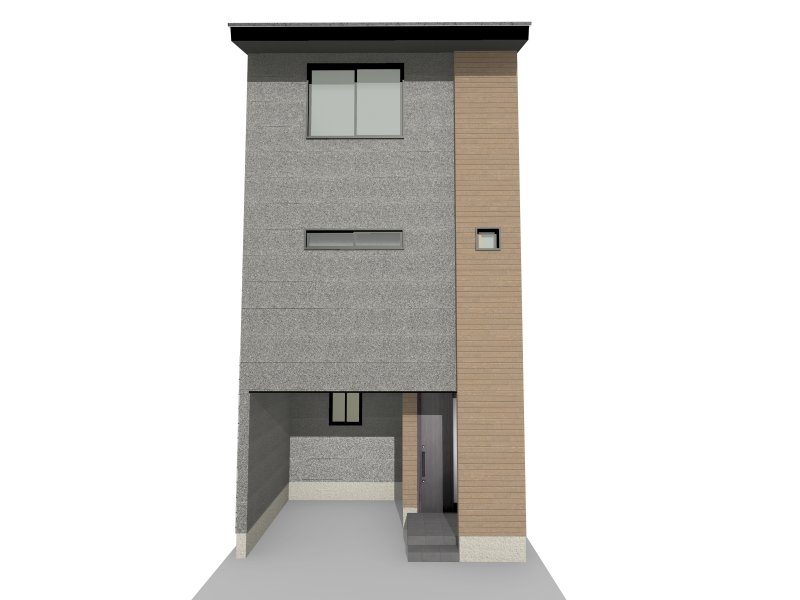完成イメージ(※掲載の外観完成予想CGは、図面を基に描き起こしたもので実際とは異なります。)