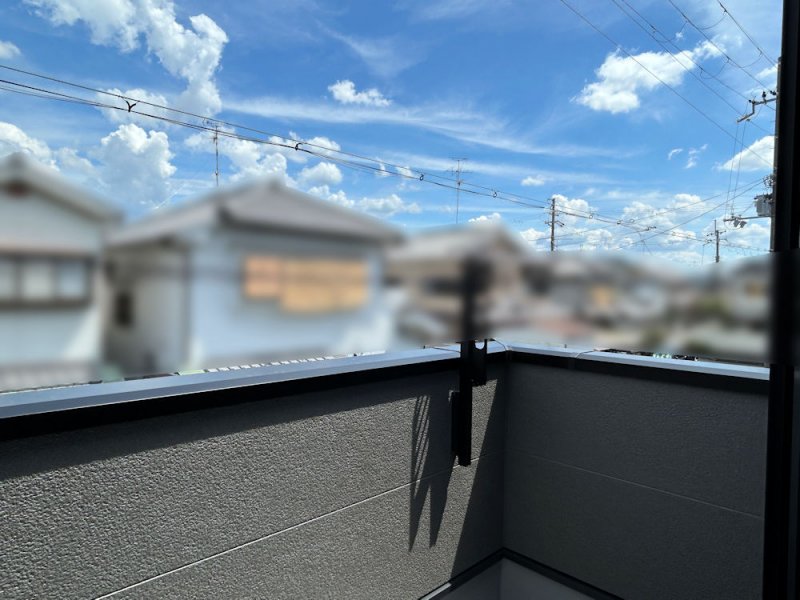 造付バルコニーからの景観
