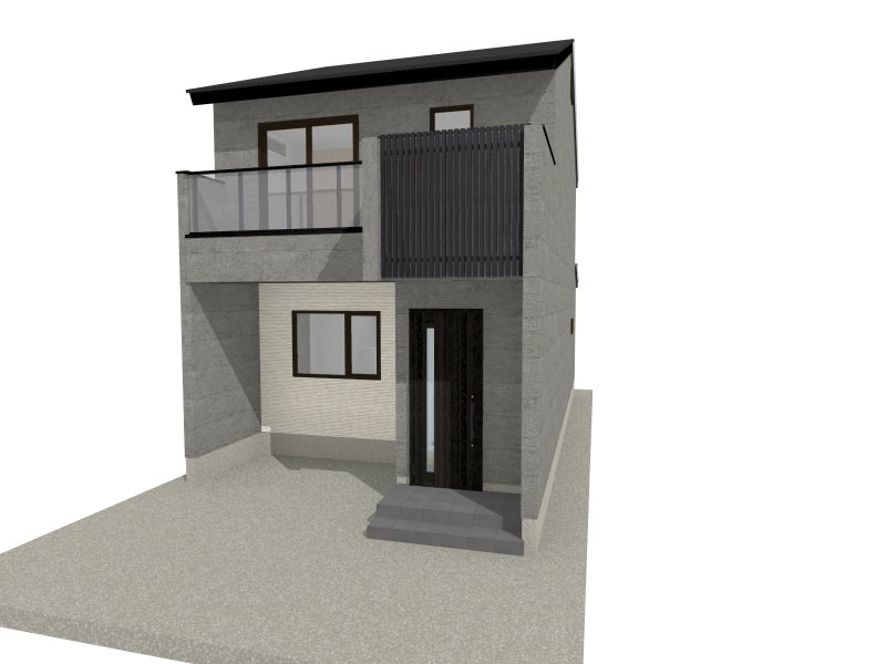 完成イメージ(※掲載の外観完成予想CGは、図面を基に描き起こしたもので実際とは異なります。)