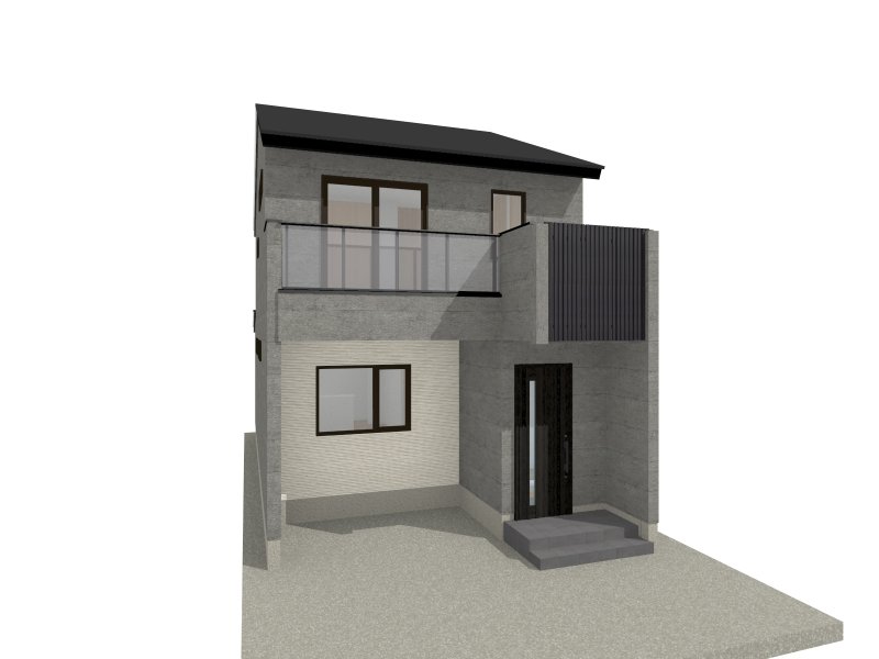 完成イメージ(※掲載の外観完成予想CGは、図面を基に描き起こしたもので実際とは異なります。)