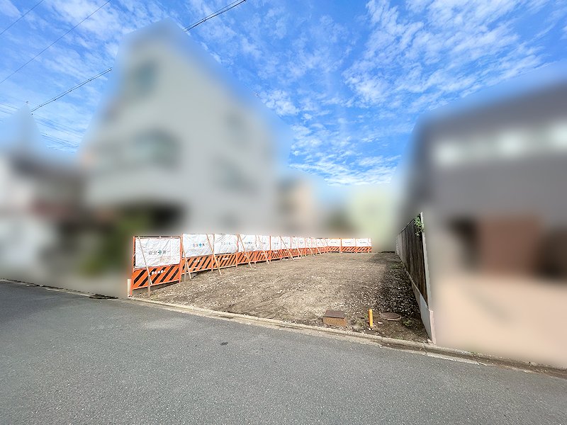 【現地写真】 更地につき、敷地の広さや形状を現地で確認しやすい建築条件なし売土地です。