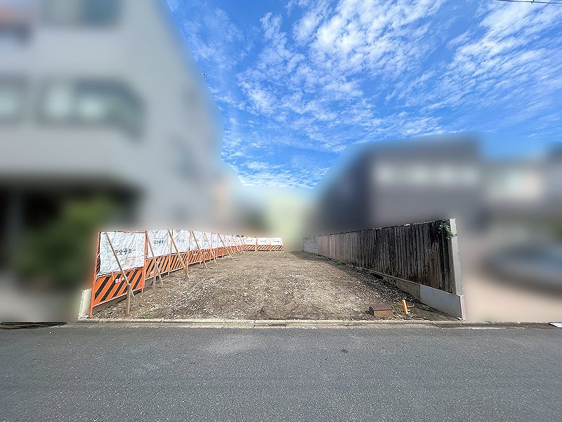 【現地写真】 約59.97坪のゆとりある敷地。お好きな工務店・ハウスメーカーで建築をご検討いただけます。