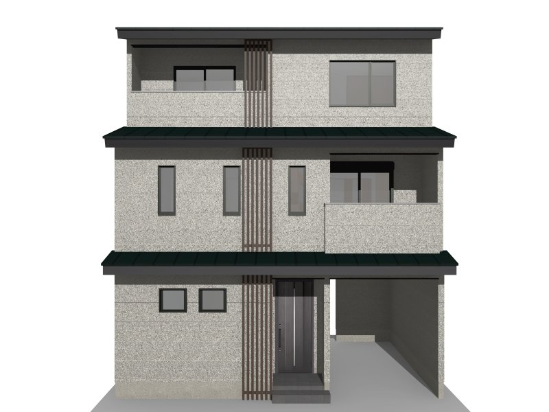 【完成イメージ】※掲載のＣＧパースは図面を基に描き起こしたもので実際とは多少異なります。