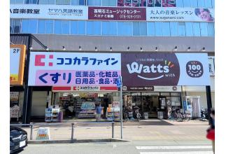 ココカラファイン西明石駅前店・100円ショップWatts西明石店まで徒歩11分(880ｍ)生活に便利なショッピング施設が充実しています。