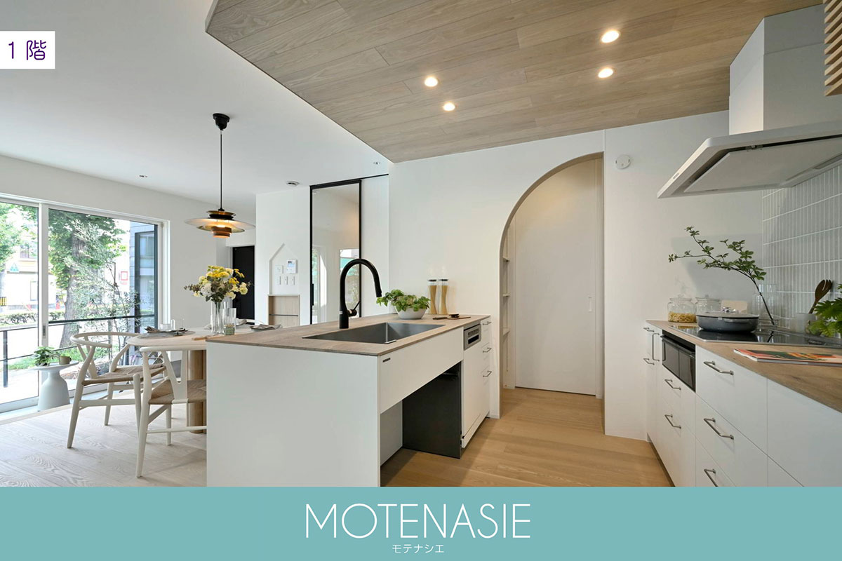 今出川住宅展示場の新しいモデルハウス MOTENASIE [モテナシエ]の回遊動線