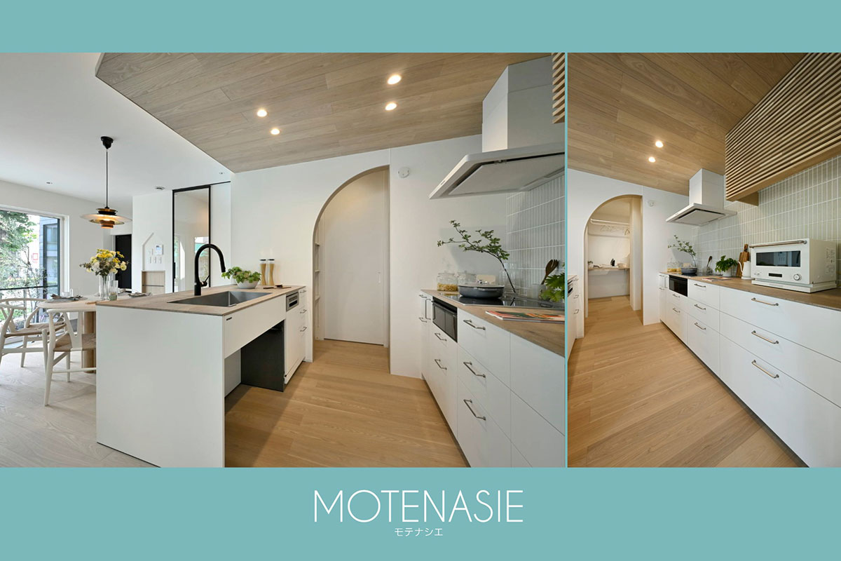 パントリー入口の垂れ壁