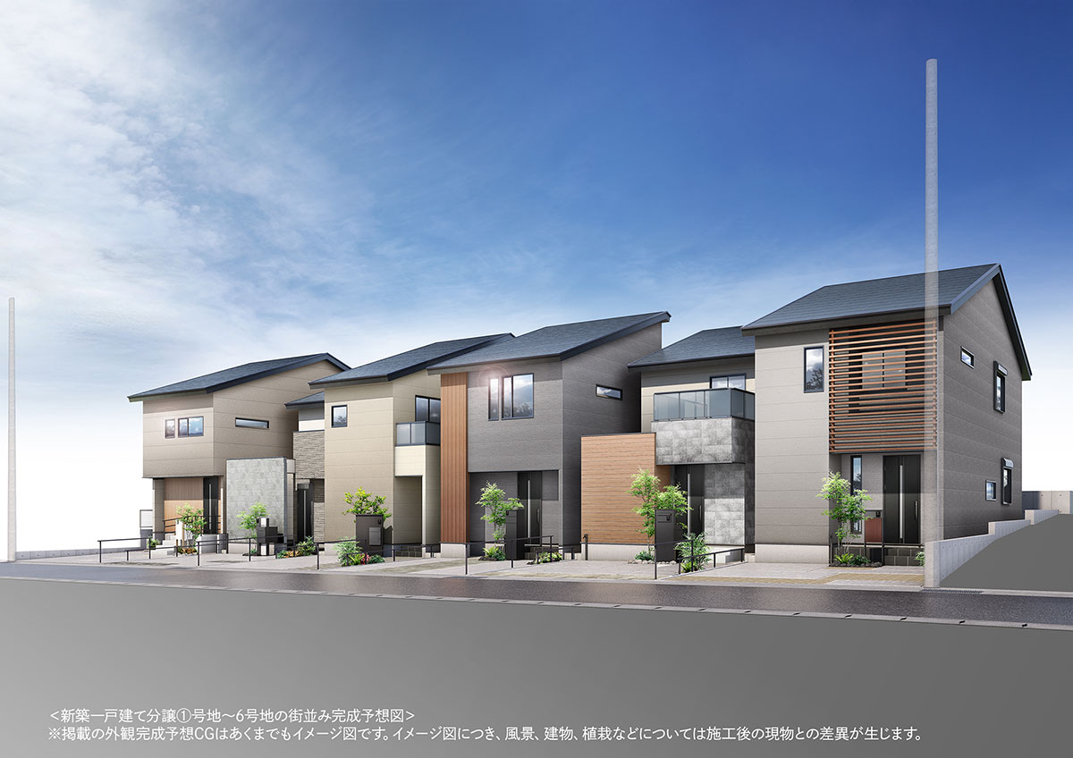 sumairo桂坤の外観完成予想図"