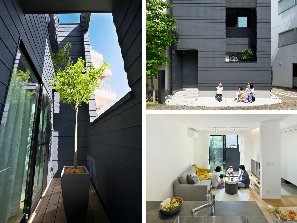 尼崎住宅展示場のFREMIUM FRAME_2の吹き抜け