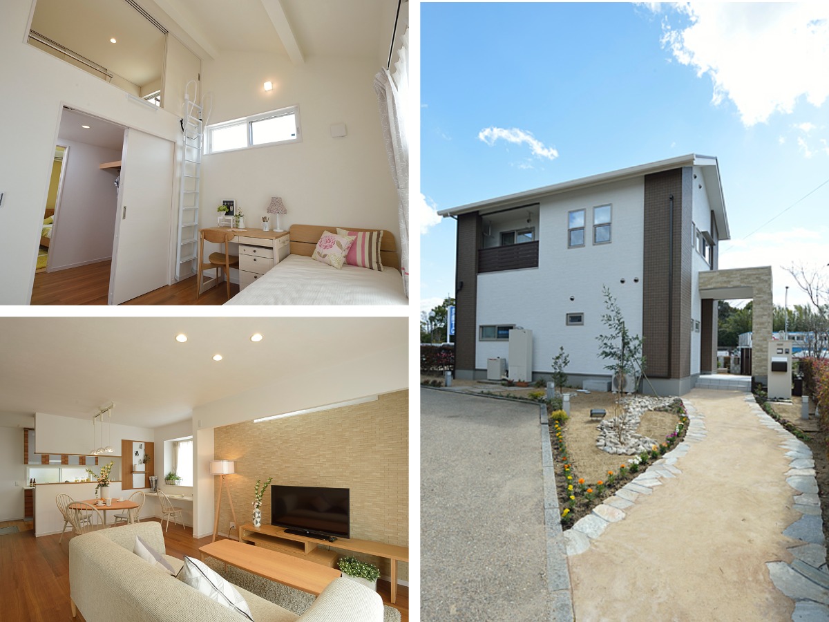 京都南インター展示場2階建てモデルハウス「宇治 アカシアの家」