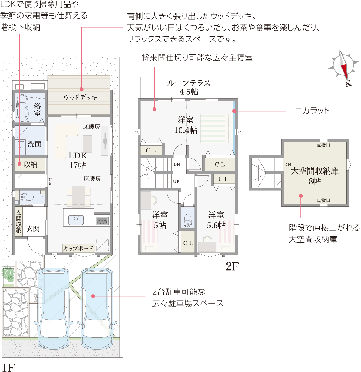 安朱クロスワールド 32号地間取図