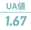 UA値1.67
